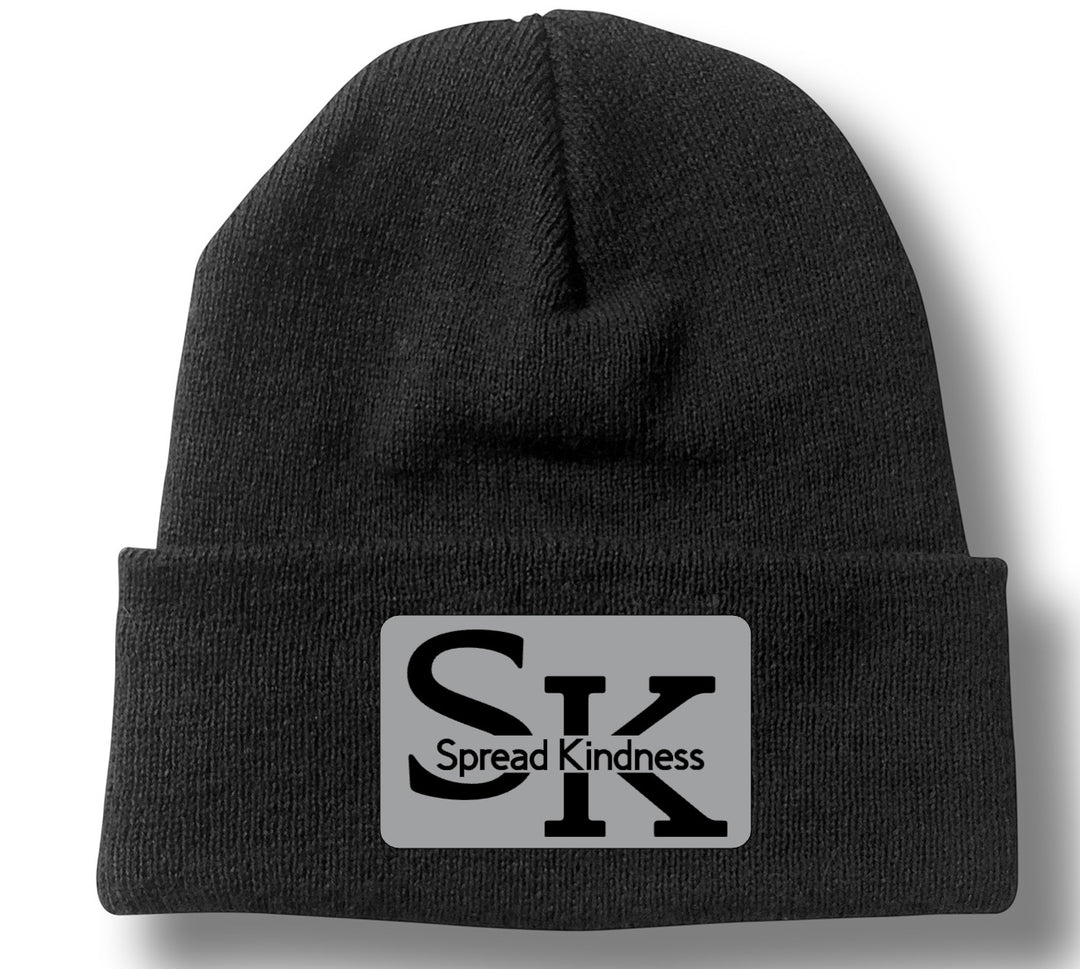 Black and Grey Beanie