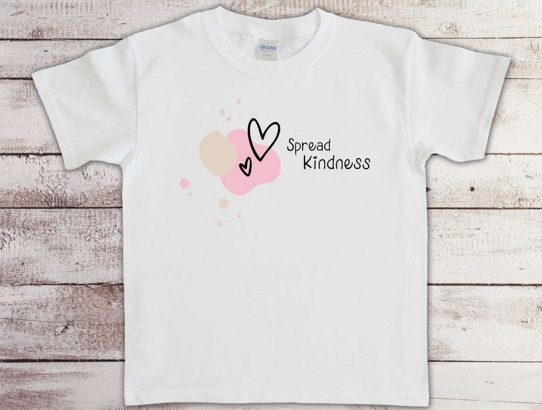 Spread Kindness Splash Kids Short Sleeve T-Shirt