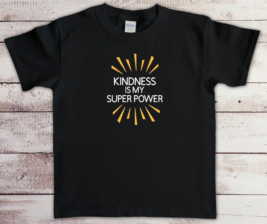 Kindness Is My SuperPower Boys Short Sleeve T-Shirt